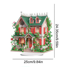 Load image into Gallery viewer, Flower House Acrylic Diamond Painting Tabletop Ornaments Kit for Adults Beginner
