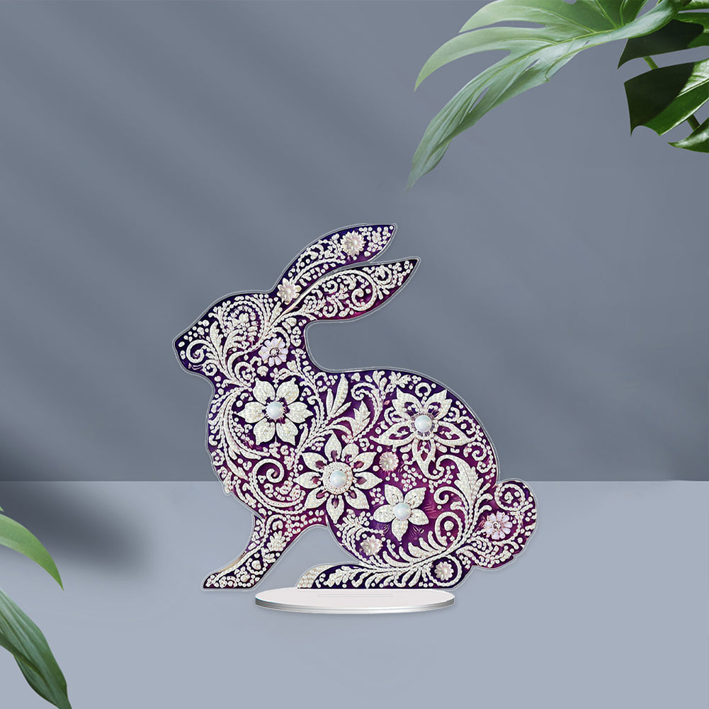 Animal Acrylic Diamond Painting Tabletop Ornaments Kit Desktop Diamond Art Kits