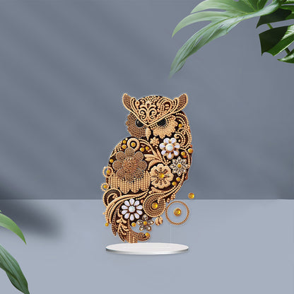 Animal Acrylic Diamond Painting Tabletop Ornaments Kit Desktop Diamond Art Kits