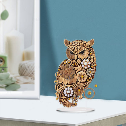 Animal Acrylic Diamond Painting Tabletop Ornaments Kit Desktop Diamond Art Kits