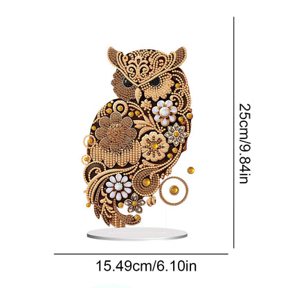 Animal Acrylic Diamond Painting Tabletop Ornaments Kit Desktop Diamond Art Kits