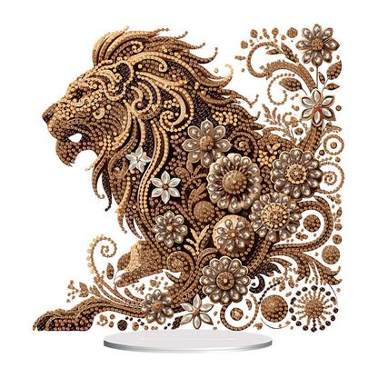 Animal Acrylic Diamond Painting Tabletop Ornaments Kit Desktop Diamond Art Kits