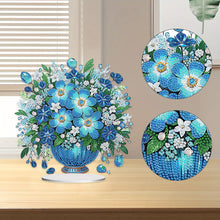 Load image into Gallery viewer, Flowers Table Top Diamond Painting Ornament Kits for Home Office Desktop Decor
