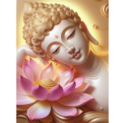 Diamond Painting - Full Round - Buddha (30*40CM)