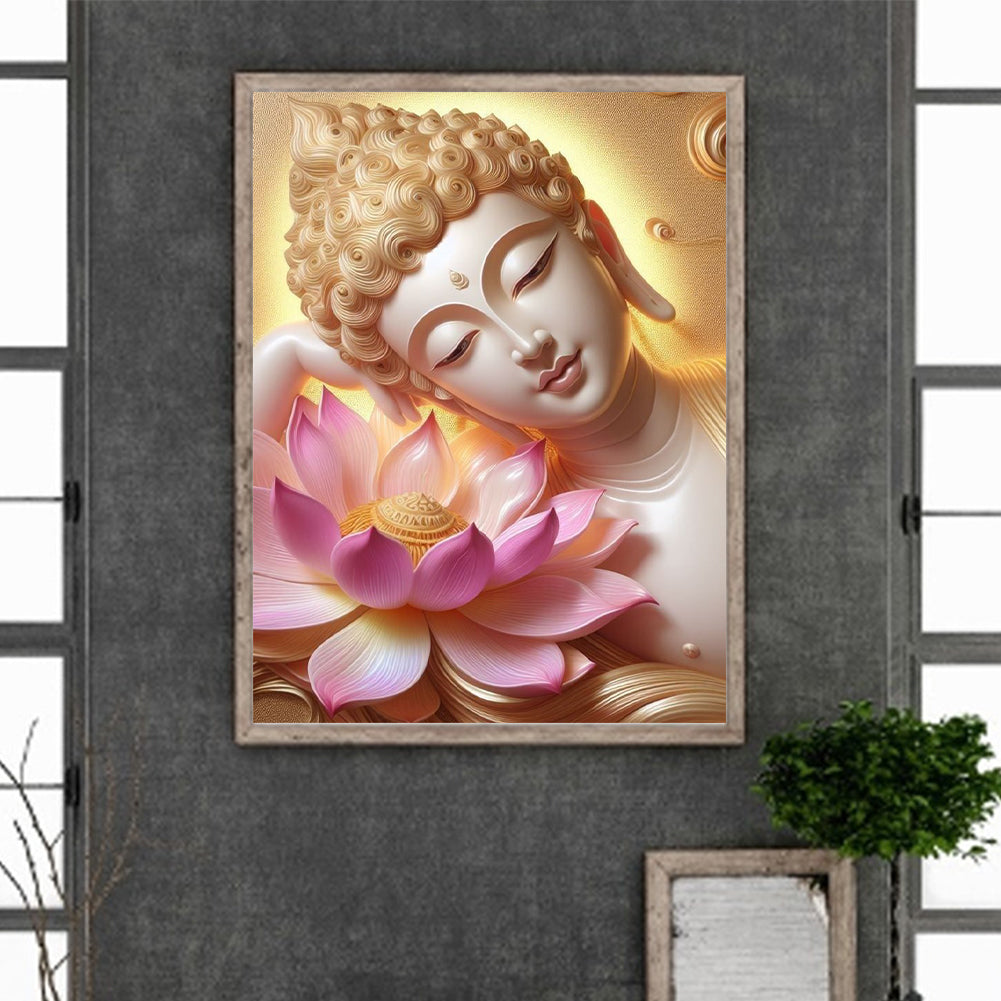 Diamond Painting - Full Round - Buddha (30*40CM)