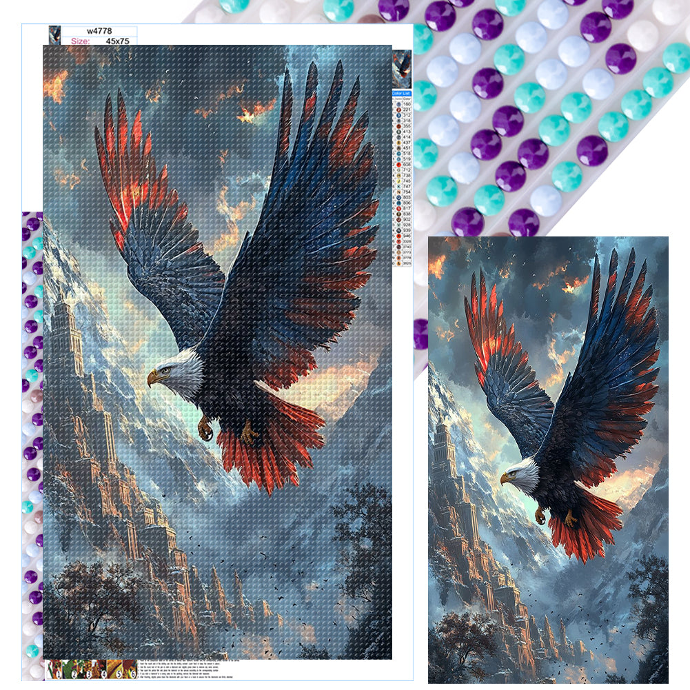 Diamond Painting - Full Round - Eagle (45*75CM)