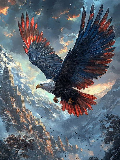 Diamond Painting - Full Round - Eagle (45*75CM)
