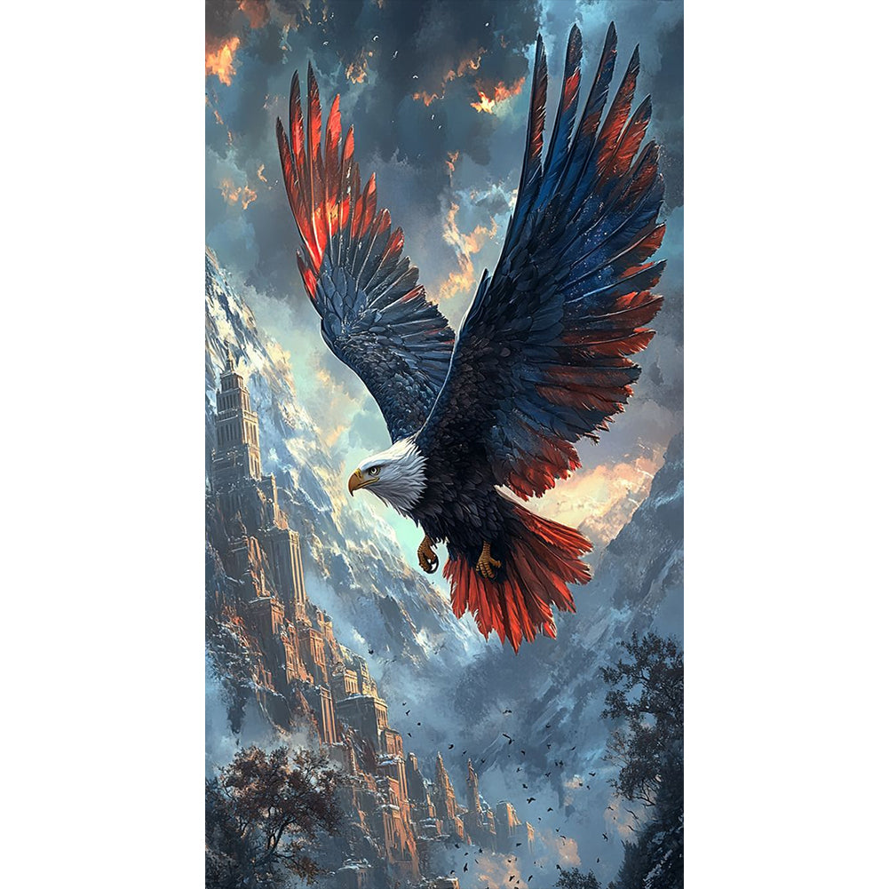 Diamond Painting - Full Round - Eagle (45*75CM)