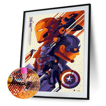 Load image into Gallery viewer, Diamond Painting - Full Round - Captain America (40*50CM)
