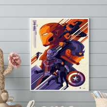 Load image into Gallery viewer, Diamond Painting - Full Round - Captain America (40*50CM)
