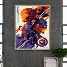 Load image into Gallery viewer, Diamond Painting - Full Round - Captain America (40*50CM)

