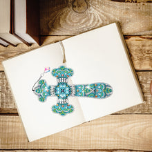 Load image into Gallery viewer, 6Pcs Special Shape Cross Diamond Painting Bookmark Diamond Bookmark Art Projects
