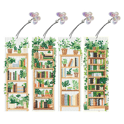 4 Pcs Animal Diamond Painting Bookmarks Diamond Art Bookmarks for Book Lovers