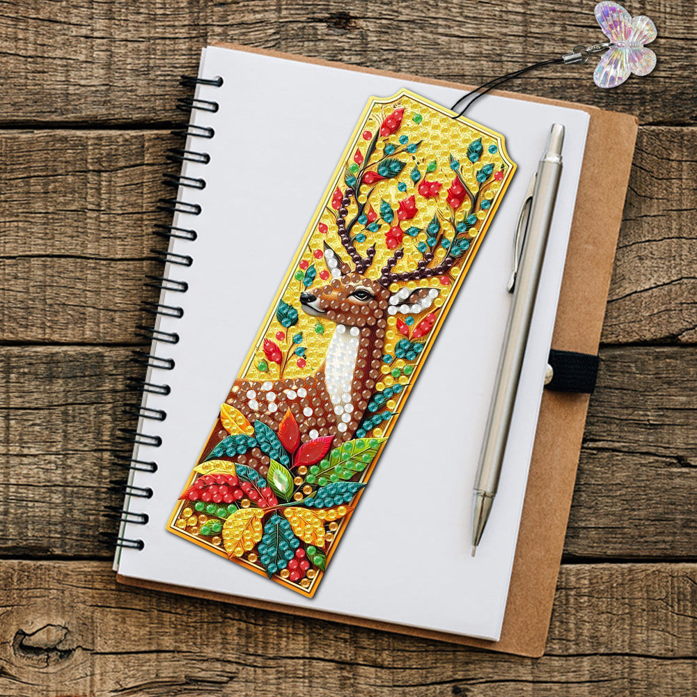 3 Pcs Flower Diamond Painting Bookmarks Diamond Art Bookmarks for Book Lovers