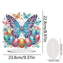 Load image into Gallery viewer, Acrylic Special Shape Butterfly Desktop Diamond Art Kits for Home Office Decor

