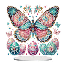 Load image into Gallery viewer, Acrylic Special Shape Butterfly Desktop Diamond Art Kits for Home Office Decor

