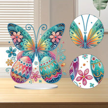 Load image into Gallery viewer, Acrylic Special Shape Butterfly Desktop Diamond Art Kits for Home Office Decor
