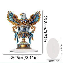 Load image into Gallery viewer, Acrylic Special Shape Eagle Diamond Painting Desktop Decors Bedroom Table Decor
