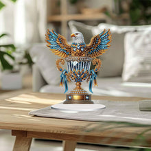 Load image into Gallery viewer, Acrylic Special Shape Eagle Diamond Painting Desktop Decors Bedroom Table Decor
