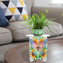 Load image into Gallery viewer, Acrylic Butterfly Round Flower Pot Riser Potted Plant Holder Rack for Home Decor
