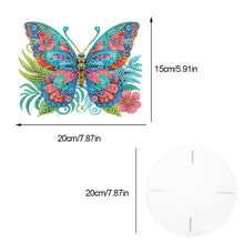 Load image into Gallery viewer, Acrylic Butterfly Round Flower Pot Riser Potted Plant Holder Rack for Home Decor
