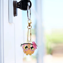 Load image into Gallery viewer, Double Sided Special Shape Animals Diamond Art Craft Keychain for Party Supplies
