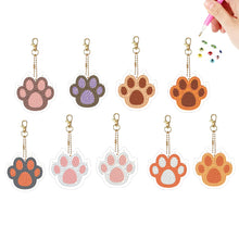 Load image into Gallery viewer, Double Sided Special Shape Animals Diamond Art Craft Keychain for Party Supplies
