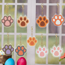 Load image into Gallery viewer, Double Sided Special Shape Animals Diamond Art Craft Keychain for Party Supplies
