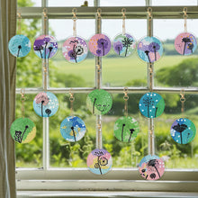 Load image into Gallery viewer, Double Sided Special Shape Animals Diamond Art Craft Keychain for Party Supplies
