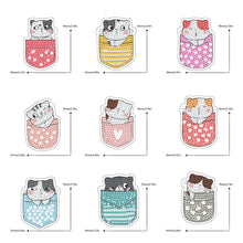 Load image into Gallery viewer, Double Sided Special Shape Animals Diamond Art Craft Keychain for Party Supplies
