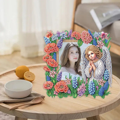 Special Shape Flower Table Top Diamond Painting Frame Kits for Home Office Decor