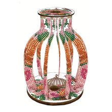 Load image into Gallery viewer, Acrylic Wood Diamond Painting Flower Vase 5D DIY Diamond Art Vase for Home Decor
