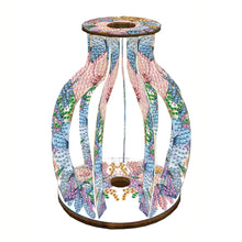 Load image into Gallery viewer, Acrylic Wood Diamond Painting Flower Vase 5D DIY Diamond Art Vase for Home Decor
