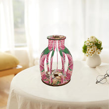 Load image into Gallery viewer, Acrylic Wood Diamond Painting Flower Vase 5D DIY Diamond Art Vase for Home Decor
