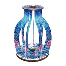 Load image into Gallery viewer, Acrylic Wood Diamond Painting Flower Vase 5D DIY Diamond Art Vase for Home Decor
