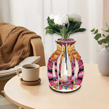 Load image into Gallery viewer, Acrylic Wood Diamond Painting Flower Vase 5D DIY Diamond Art Vase for Home Decor
