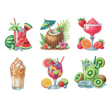 Load image into Gallery viewer, 6Pcs Acrylic Animals Diamond Painting Refrigerator Magnet for Fridge Whiteboards
