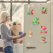 Load image into Gallery viewer, 6Pcs Acrylic Animals Diamond Painting Refrigerator Magnet for Fridge Whiteboards
