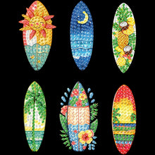 Load image into Gallery viewer, 6Pcs Acrylic Animals Diamond Painting Refrigerator Magnet for Fridge Whiteboards
