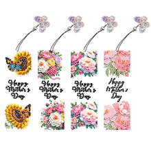 Load image into Gallery viewer, Animals 4Pcs Special Shape 5D DIY Diamond Painting Bookmark for Adults Beginners
