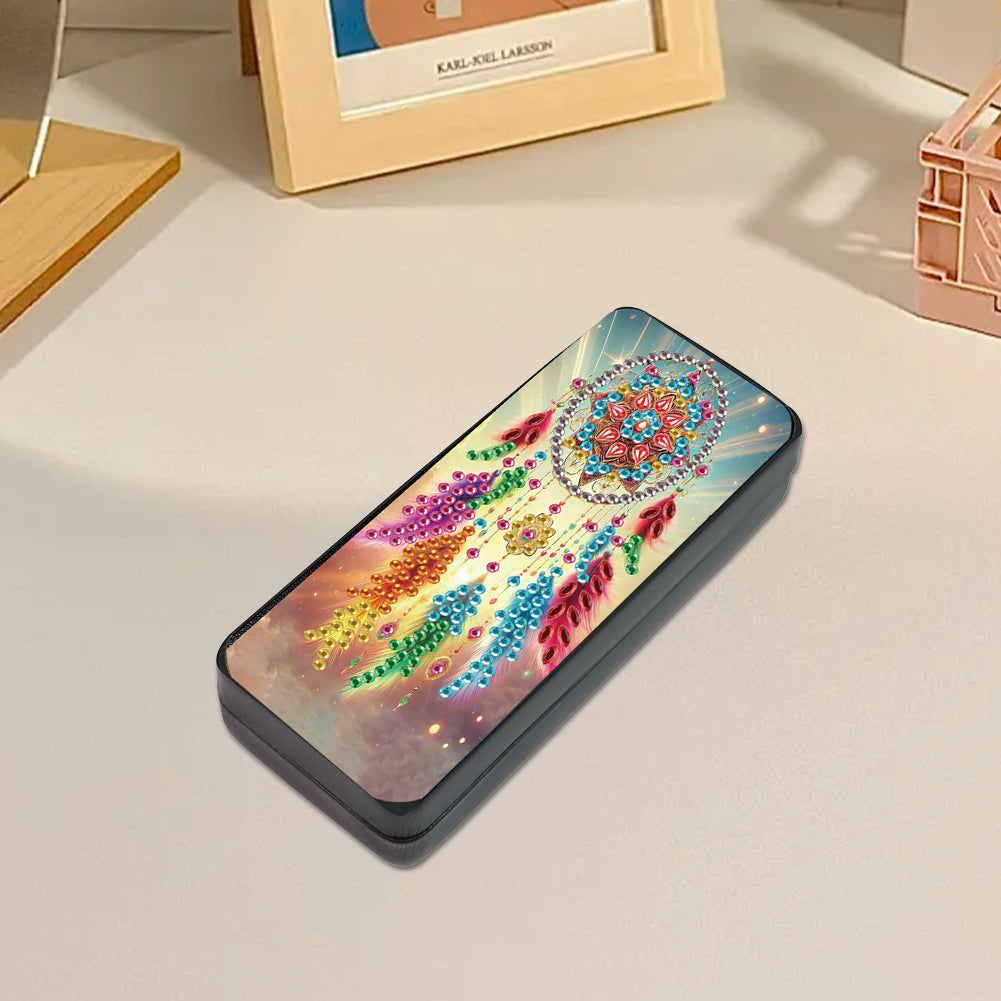 Diamond Painting Eyeglasses Case Cat 5D DIY Eyewear Organizer Case for Art Craft
