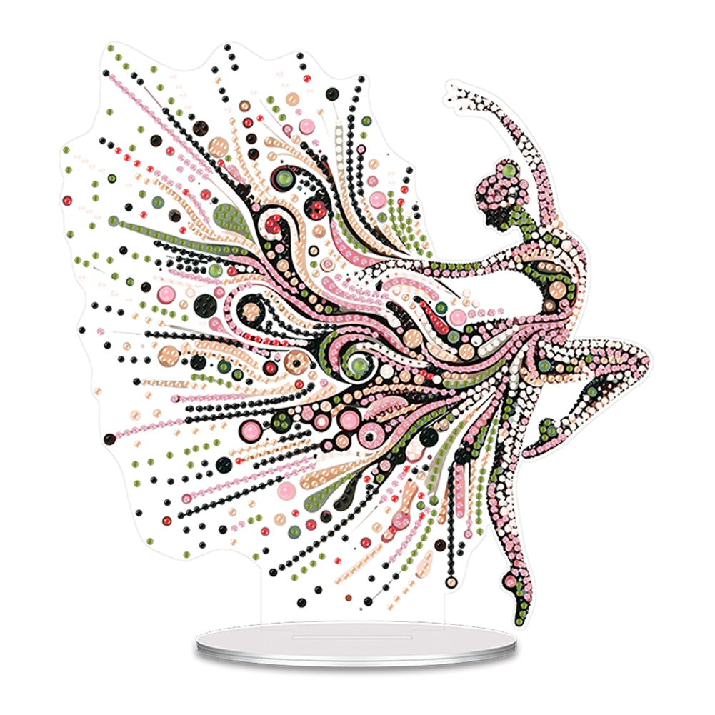 Acrylic Table Top Diamond Painting Ornament Kits for Home Office Desktop Decor