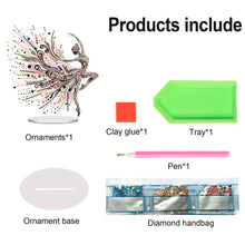 Load image into Gallery viewer, Acrylic Table Top Diamond Painting Ornament Kits for Home Office Desktop Decor
