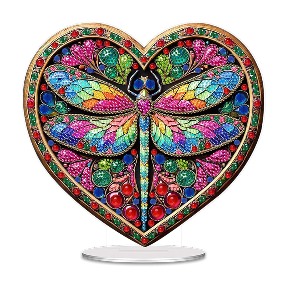 Acrylic Table Top Diamond Painting Ornament Kits for Home Office Desktop Decor