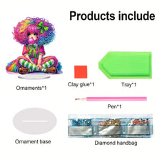 Load image into Gallery viewer, Acrylic Table Top Diamond Painting Ornament Kits for Home Office Desktop Decor
