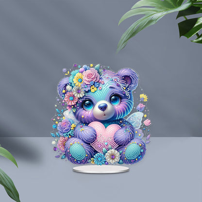 Acrylic Table Top Diamond Painting Ornament Kits for Home Office Desktop Decor
