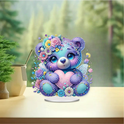 Acrylic Table Top Diamond Painting Ornament Kits for Home Office Desktop Decor