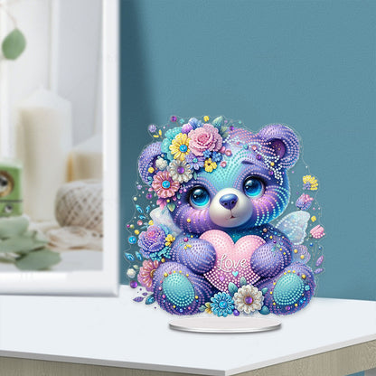 Acrylic Table Top Diamond Painting Ornament Kits for Home Office Desktop Decor
