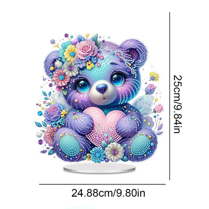 Acrylic Table Top Diamond Painting Ornament Kits for Home Office Desktop Decor