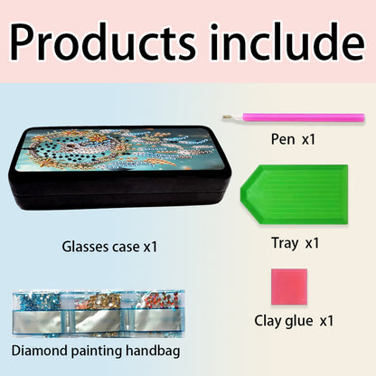 DIY Diamond Painting Glasses Storage Box Diamond Art Sunglasses Case Art Crafts